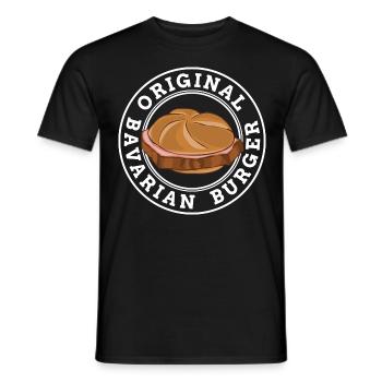 Leberkäse Semmel Leberkässemmel - T-shirt homme - noir - Devant - AI Model Male 178 light (178cm)