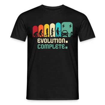 Eauto Voiture électrique Voiture électrique - T-shirt homme - noir - Devant - AI Model Male 178 light (178cm)