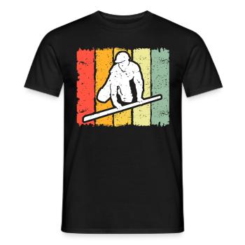 Estrichleger Beruf Bodenleger Bauarbeiter Estrich - Männer T-Shirt - Schwarz - Vorne - AI Model Male 178 light (178cm)