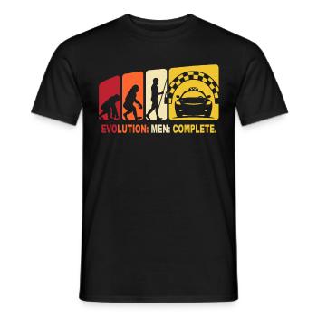 Chauffeur de taxi Cadeau Taxi Evolution - T-shirt homme - noir - Devant - AI Model Male 178 light (178cm)