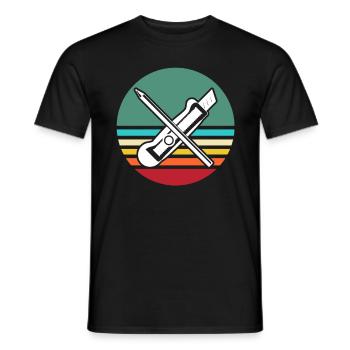 Modellbau Werkzeug Modellbauer - Männer T-Shirt - Schwarz - Vorne - AI Model Male 178 light (178cm)