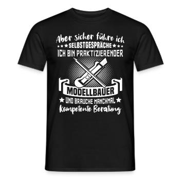 Modellbau Modellbauer Modellbauen - Männer T-Shirt - Schwarz - Vorne - AI Model Male 178 light (178cm)