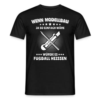 Modellbauer Modellbau Modellbauen - Männer T-Shirt - Schwarz - Vorne - AI Model Male 178 light (178cm)