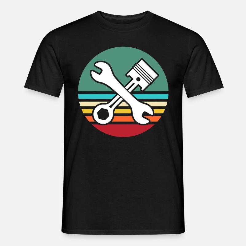 Screwdriver Mechanic Auto Tool - Men’s T-shirt - black