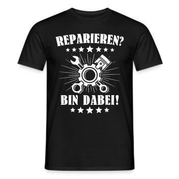 Mechaniker Industriemechaniker Mechanik - Männer T-Shirt - Schwarz - Vorne - AI Model Male 178 light (178cm)