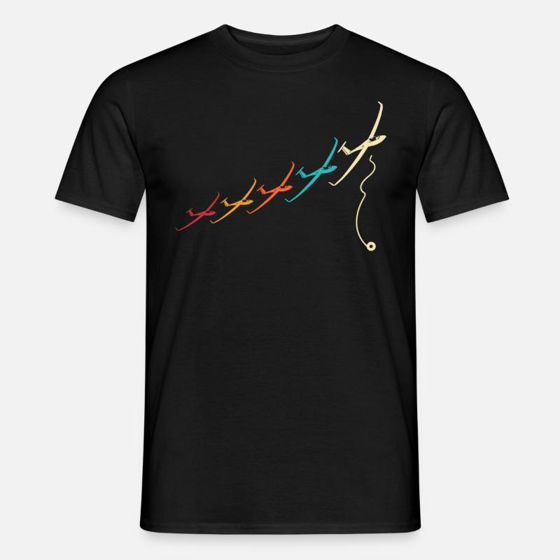Glider Gliding Gliding Gliding - Men’s T-shirt - black