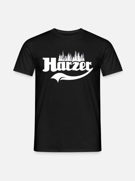 Harz Sprüche Harzer - Männer T-Shirt - Schwarz