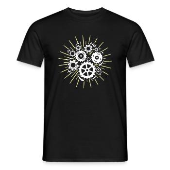 Mechanic Craftsman Car Mechanic - Men's T-Shirt - black - Front - AI Model Male 178 light (178cm)