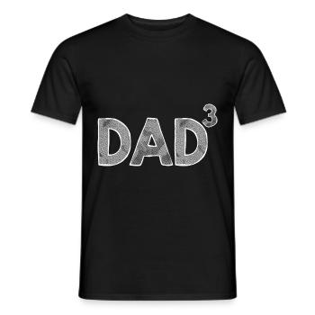 dad 3 - Männer T-Shirt - Schwarz - Vorne - AI Model Male 178 light (178cm)