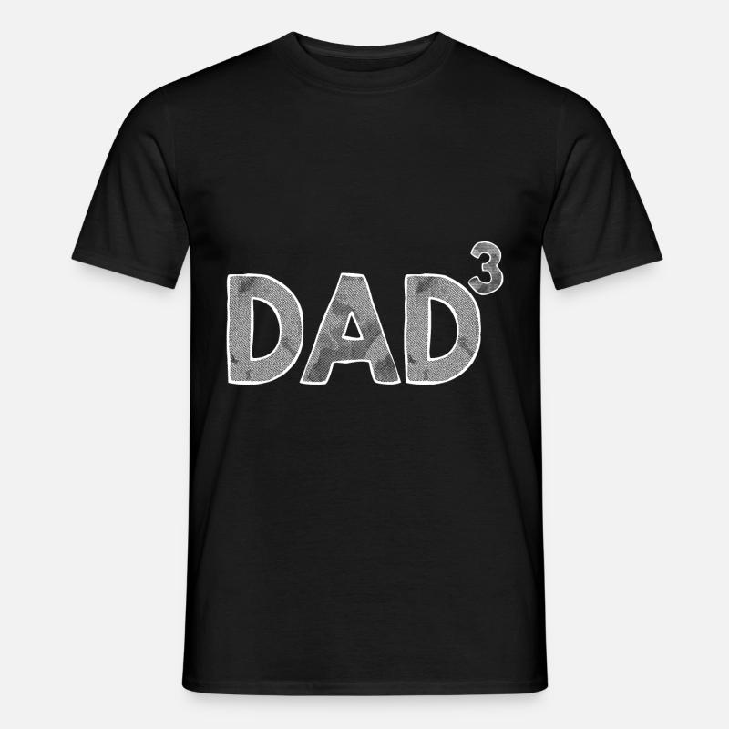 dad 3 - Männer T-Shirt - Schwarz