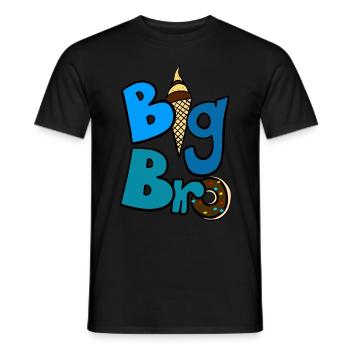 Großer Bruder - Männer T-Shirt - Schwarz - Vorne - AI Model Male 178 light (178cm)