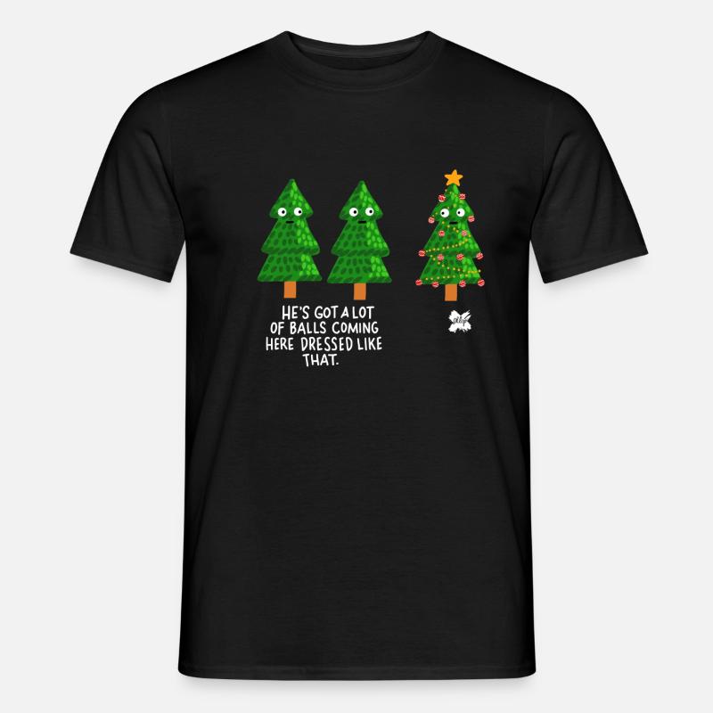 Weihnachten Geschenk Geschenkidee Lustig humor - Männer T-Shirt - Schwarz