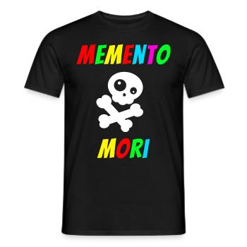 Memento Mori - T-shirt homme - noir - Devant - AI Model Male 178 light (178cm)