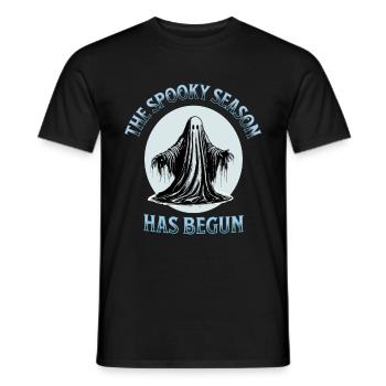 La saison effrayante a commencé - T-shirt homme - noir - Devant - AI Model Male 178 light (178cm)