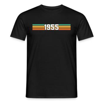 retro 1955 - T-shirt homme - noir - Devant - AI Model Male 178 light (178cm)