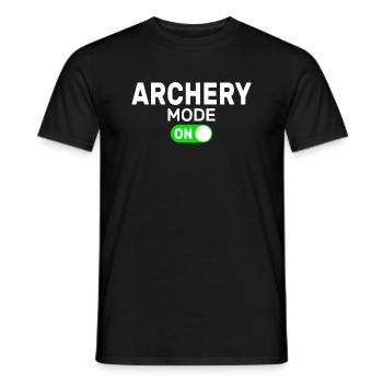 Archery Mode - Männer T-Shirt - Schwarz - Vorne - AI Model Male 178 light (178cm)