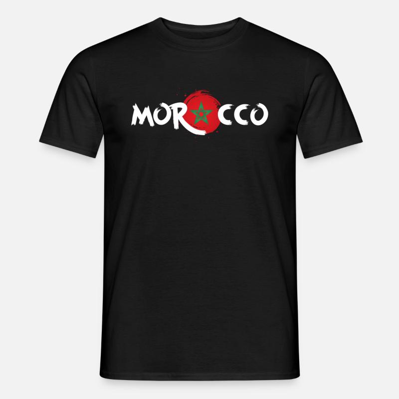 morocco design morocco - Men’s T-shirt - black