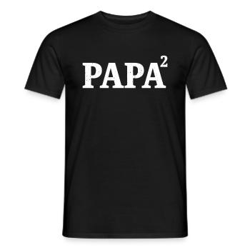 Vater Sohn und Tochter, Vater und Tochter - Vater und Sohn - Männer T-Shirt - Schwarz - Vorne - AI Model Male 178 light (178cm)