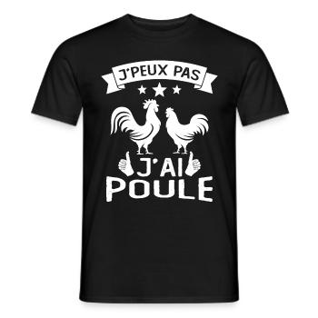 I Can't I Have Hen - Men's T-Shirt - black - Front - AI Model Male 178 light (178cm)