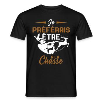 Lustige Idee eines Jagdgeschenks für einen Jäger - Männer T-Shirt - Schwarz - Vorne - AI Model Male 178 light (178cm)