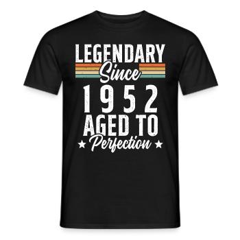 Legendary since 1952 Gift - Men's T-Shirt - black - Front - AI Model Male 178 light (178cm)