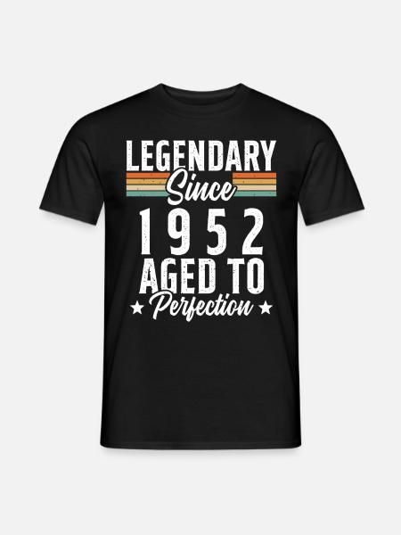 Legendary since 1952 Gift - Men's T-Shirt - black