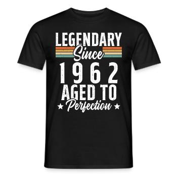 Legendär seit 1962 - Männer T-Shirt - Schwarz - Vorne - AI Model Male 178 light (178cm)