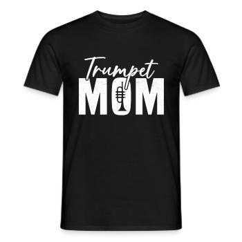 Mama Trompeter Humor Geschenk Frau - Männer T-Shirt - Schwarz - Vorne - AI Model Male 178 light (178cm)