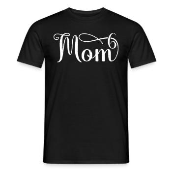 Mom6 Maman de 6 Maman de Six Enfants Cadeaux - T-shirt homme - noir - Devant - AI Model Male 178 light (178cm)