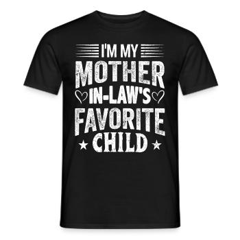 I Am My Mother in Low Favorite Child Son Daughter - Männer T-Shirt - Schwarz - Vorne - AI Model Male 178 light (178cm)