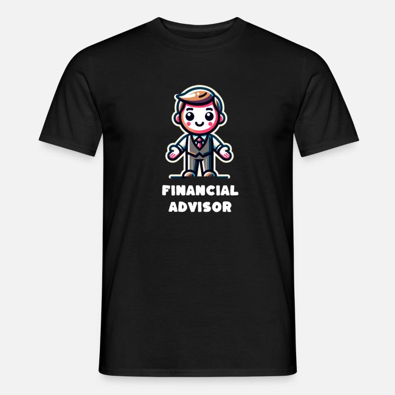 Finanzberater Beruf Beruf Beruf Beruf - Männer T-Shirt - Schwarz