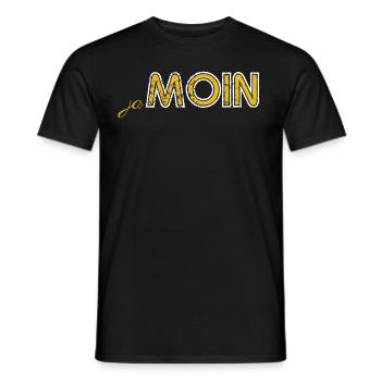 Moin Moin Accueil du nord de l’Allemagne - T-shirt homme - noir - Devant - AI Model Male 178 light (178cm)