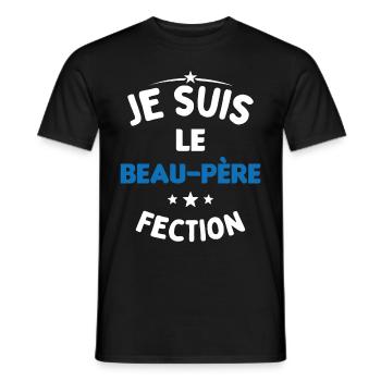 Je suis Le Beau Père-Fection - T-shirt homme - noir - Devant - AI Model Male 178 light (178cm)