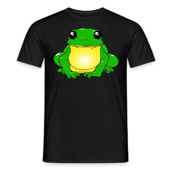 Frosch - T-shirt homme - noir - Devant - AI Model Male 178 light (178cm)