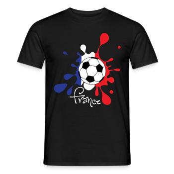 Fußball - France WM WM WM - Männer T-Shirt - Schwarz - Vorne - AI Model Male 178 light (178cm)