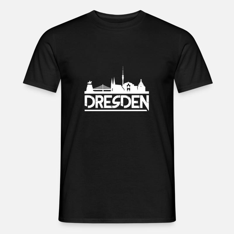 Dresden - Männer T-Shirt - Schwarz