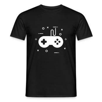 Gaming - Men's T-Shirt - black - Front - AI Model Male 178 light (178cm)