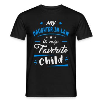 Meine Schwiegertochter ist mein Lieblingskind - Männer T-Shirt - Schwarz - Vorne - AI Model Male 178 light (178cm)