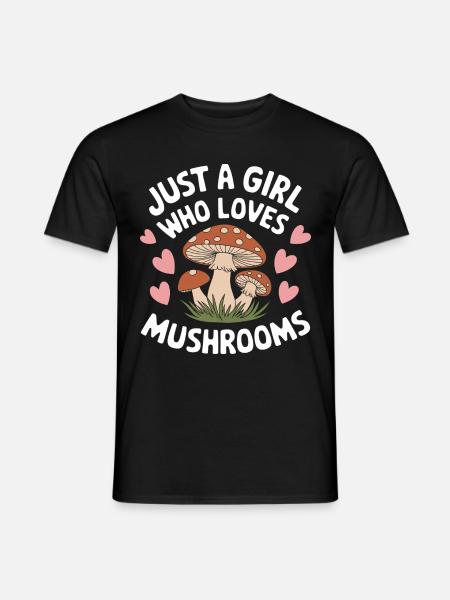 Champignons Champignons Champignon Champignon - T-shirt homme - noir