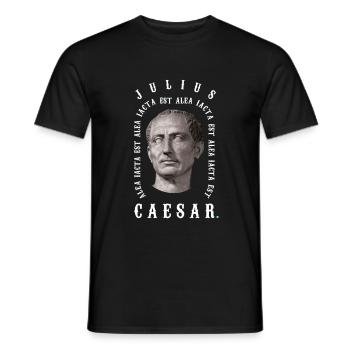 Julius Cäsar - Männer T-Shirt - Schwarz - Vorne - AI Model Male 178 light (178cm)