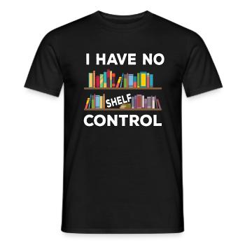 je n'ai pas de contrôle d'étagère - T-shirt homme - noir - Devant - AI Model Male 178 light (178cm)