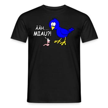 Ääh miau - Männer T-Shirt - Schwarz - Vorne - AI Model Male 178 light (178cm)