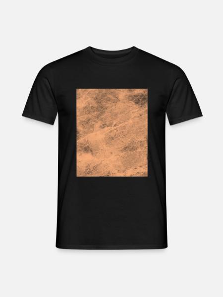 Structure Brown form - Men's T-Shirt - black