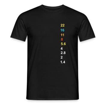 Camera Photographer Gift - Men's T-Shirt - black - Front - AI Model Male 178 light (178cm)