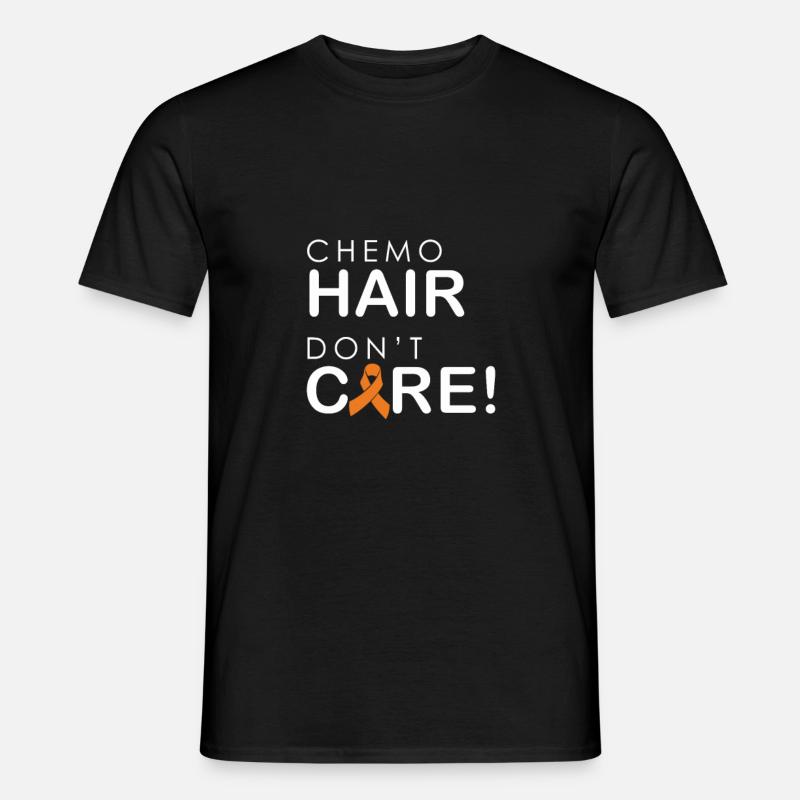 Chemo-Haar ist egal - Männer T-Shirt - Schwarz