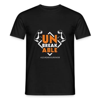 Survivant de la leucémie - T-shirt homme - noir - Devant - AI Model Male 178 light (178cm)