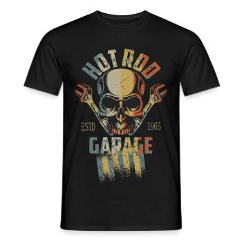 Hot Rod - T-shirt homme - noir - Devant - AI Model Male 178 light (178cm)