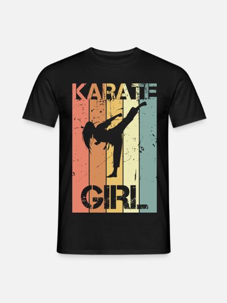 Vintage Karate - Mænd T-shirt - sort