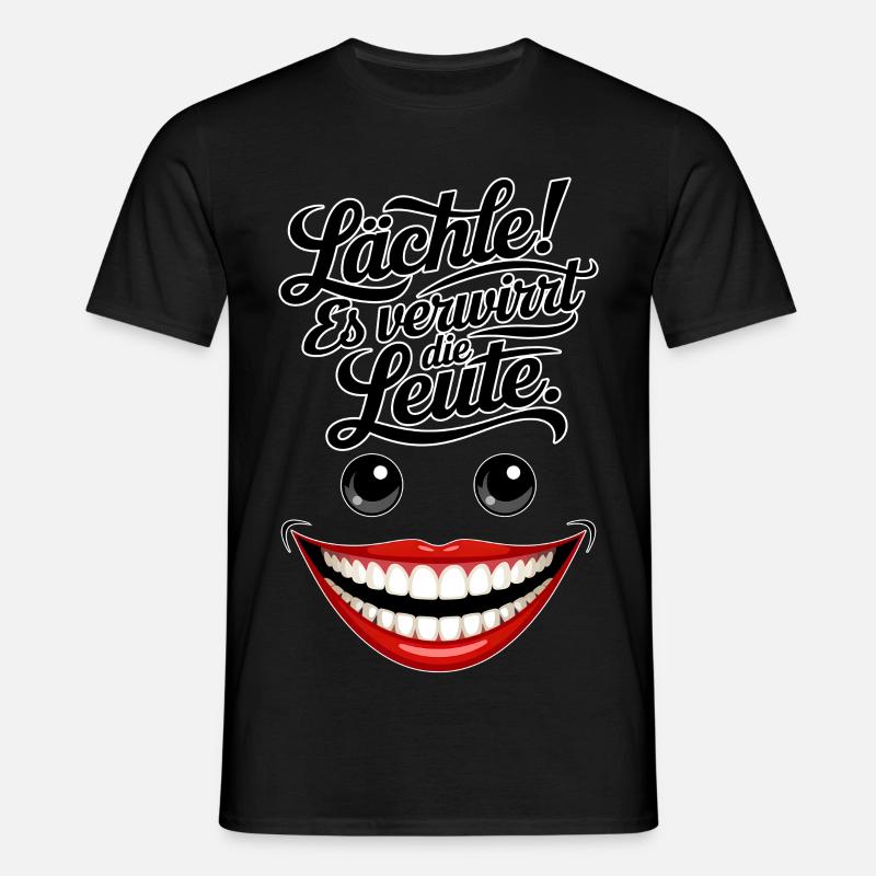 Toujours souriant - T-shirt Homme - noir