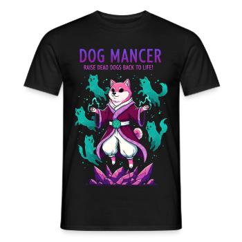 Dog Mancer Canine Wizard Raising Spirit Dogs - T-shirt homme - noir - Devant - AI Model Male 178 light (178cm)